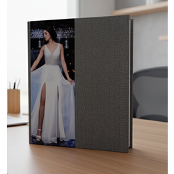 Encuadernaci�n Tapa dura tela envolvente + foto